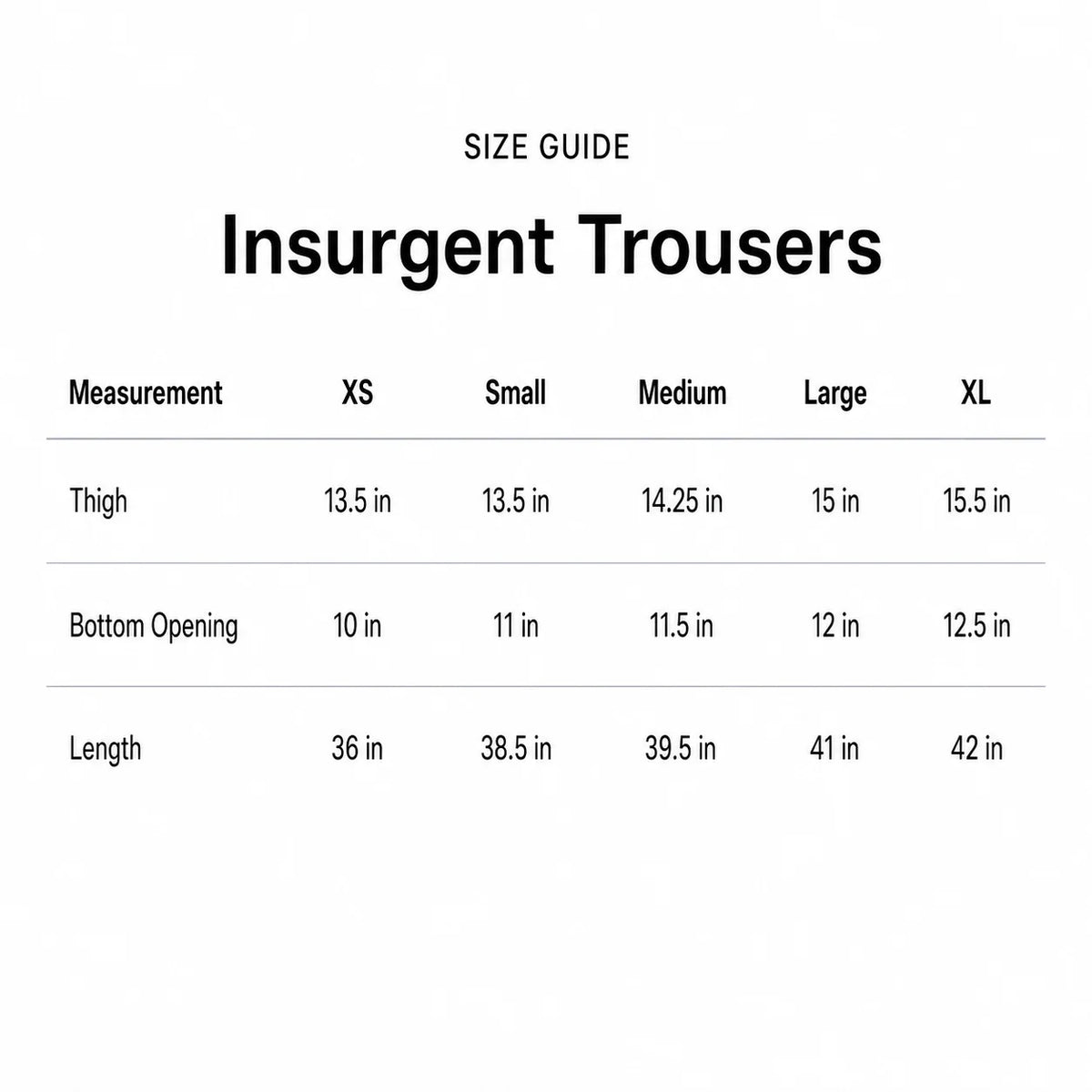 Insurgent Wide Leg Trouser