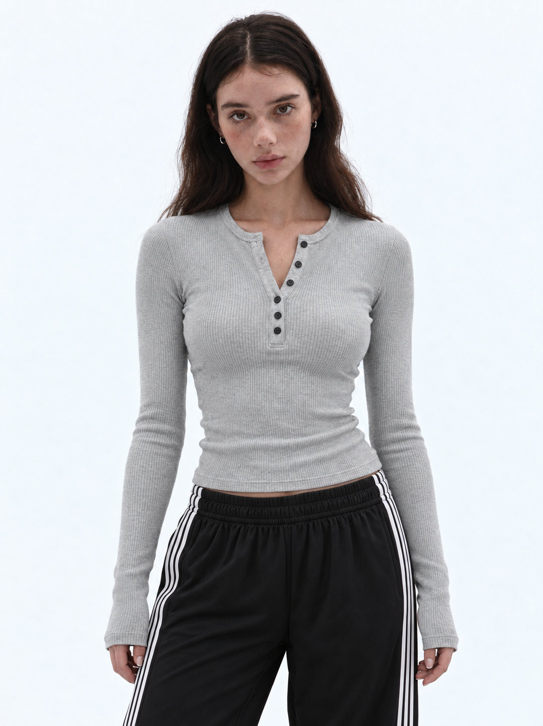 Insurgent Henley Duo for Her - Smoke Henley