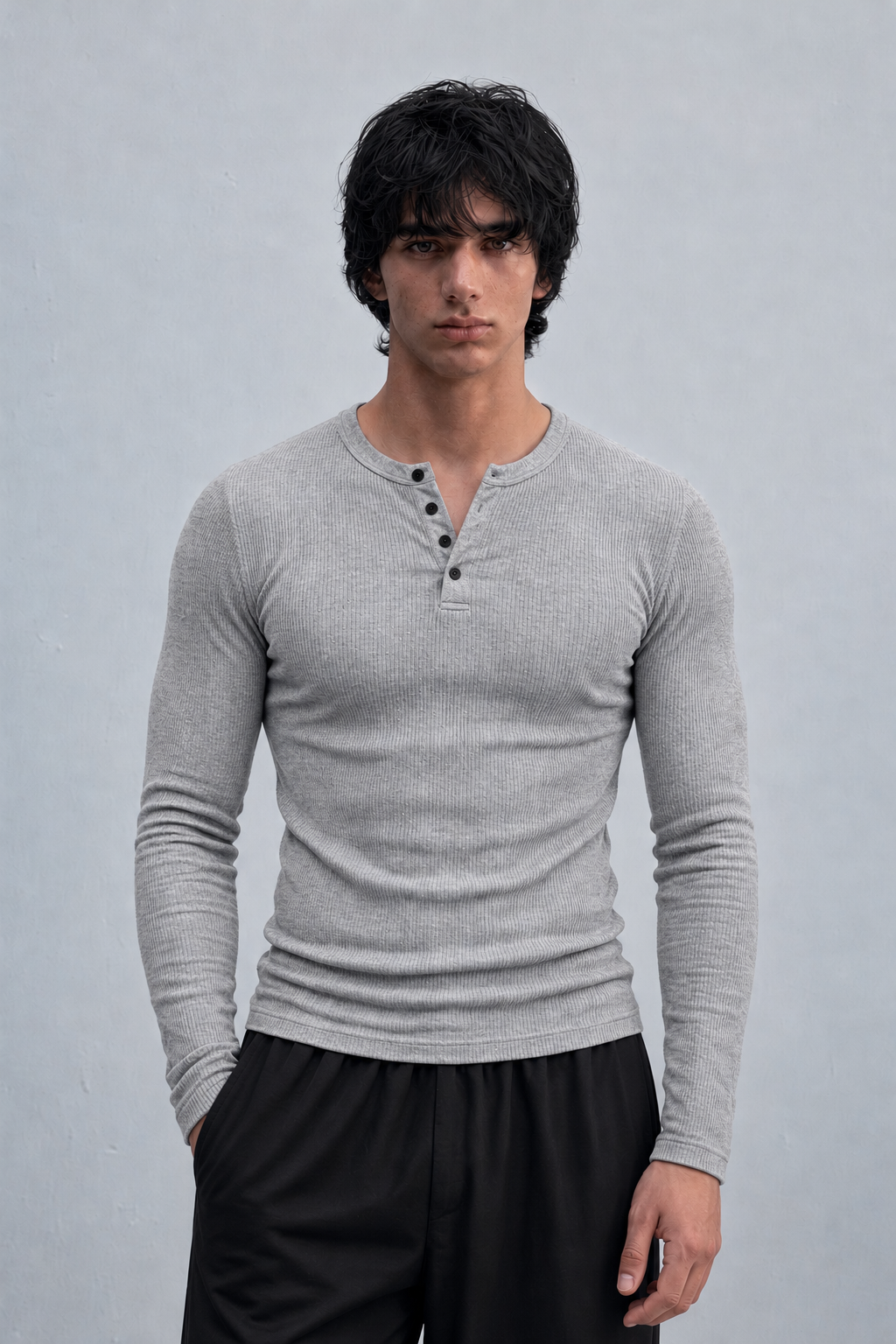 Insurgent Henley Duo for Him - Smoke Henley