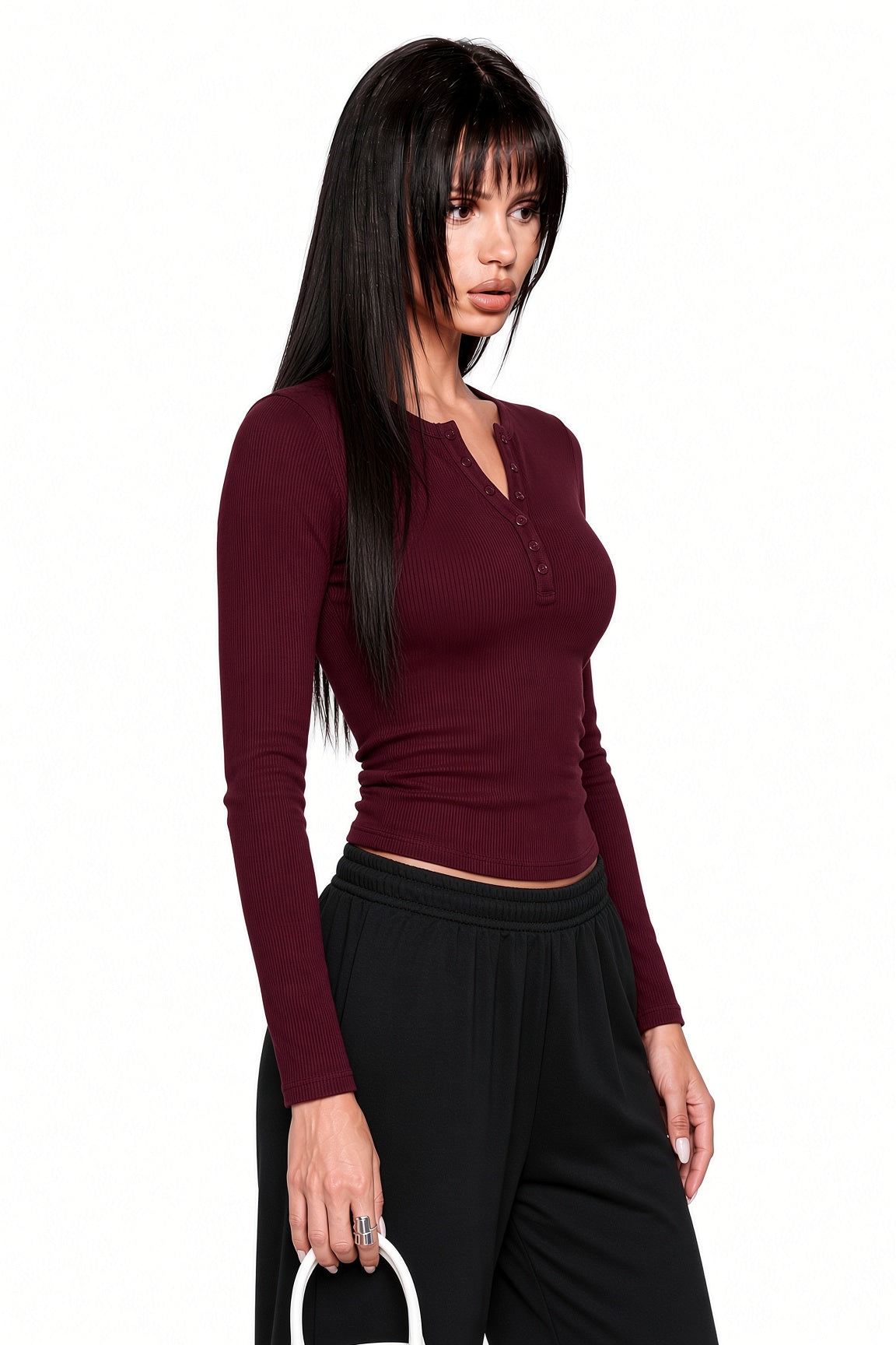 Henley 4 Pack for Her - Burgundy alternate view