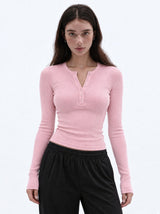 Baby Pink Henley
