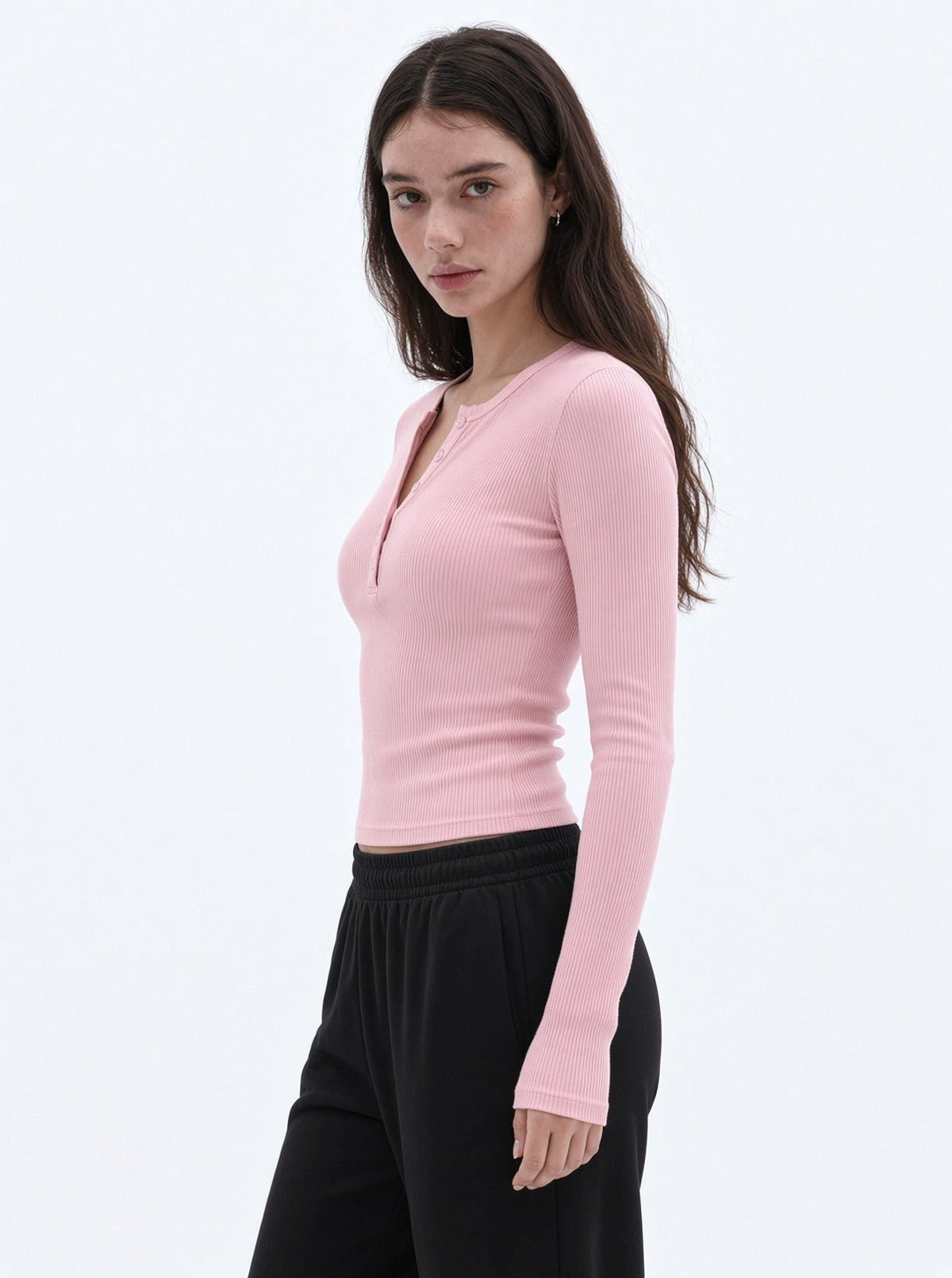 Insurgent Pink Henley - Her