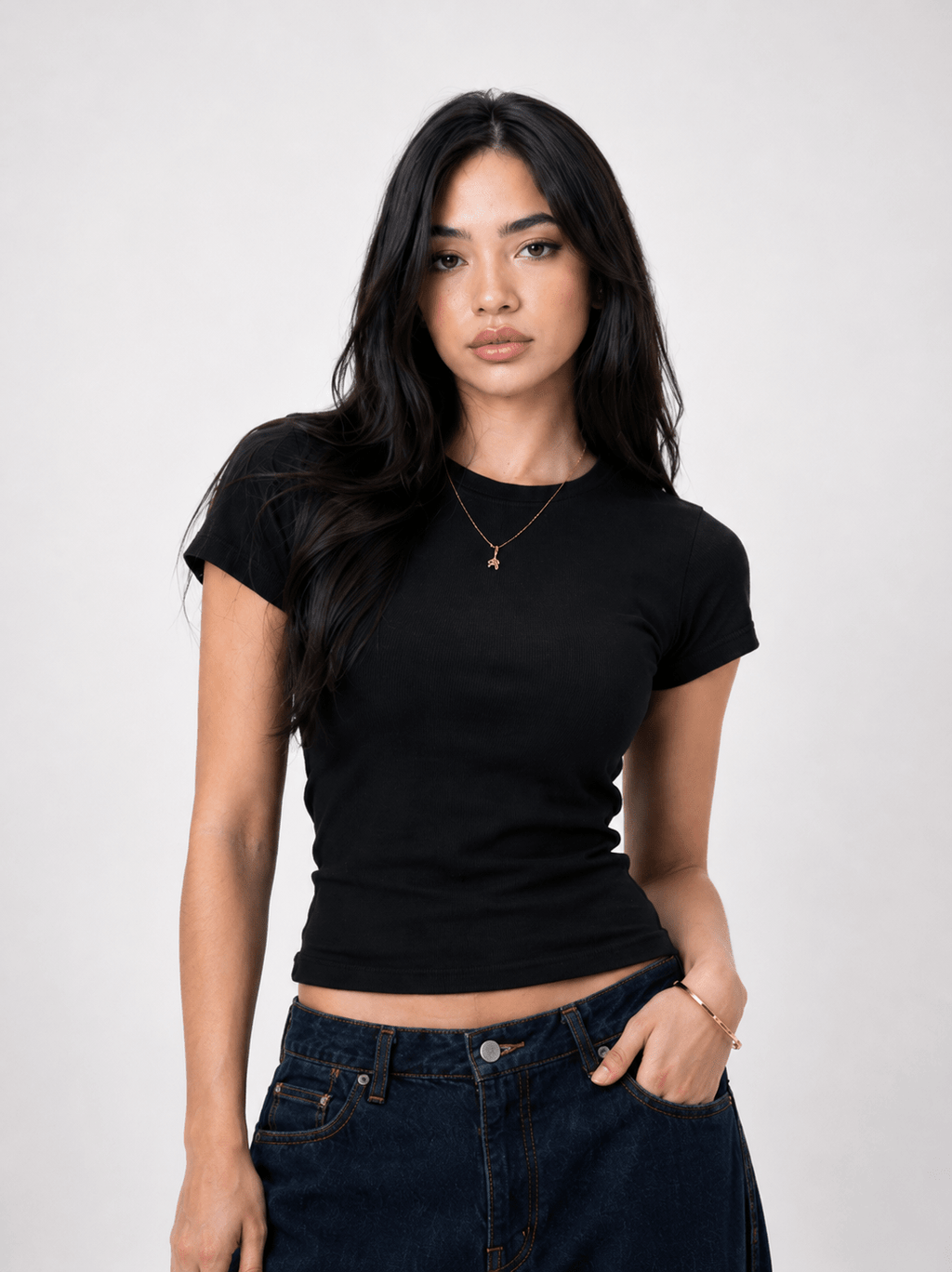 Origin Baby Tee (Black)